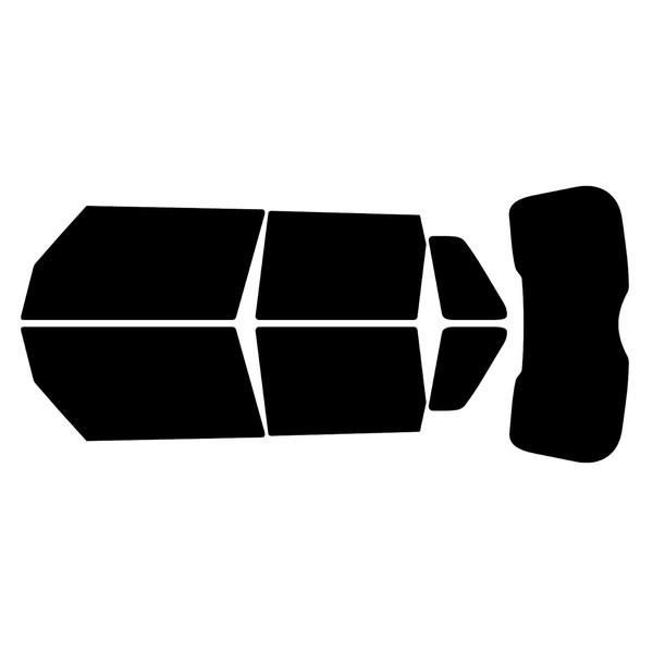 True Line Automotive Precut Car Window Tint Compatible with Mini