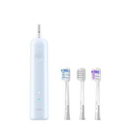 Laifen Wave Electric Toothbrush, Oscillation & Vibration Sonic Electric Toothbrush for Adults with 3 Brush Heads, IPX7 Waterproof Magnetic Rechargeable Travel Powered Toothbrush (Blue ABS)