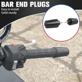 WORLDMOTOP Motorcycle Handle Bar End Grips Plug Weights Hand Grips Plug Caps Replacement for Honda ST1300 ST 1300 2003-2018