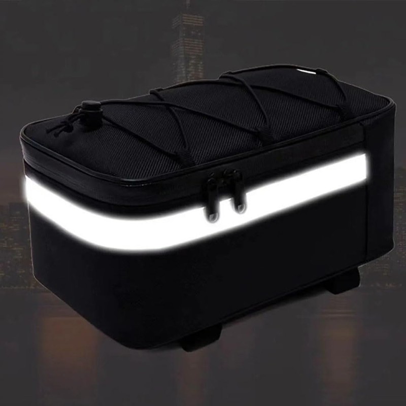 Portable Bike Trunk Bag Waterproof Bicycle Rack Rear 13L Rear
