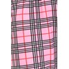 Leggings Depot JGA-S573-M Checkered Pink Print Jogger Pants w/Pockets, Medium