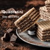 Loacker Quadratini Dark Chocolate Wafer Cookies LARGE - 30% Less