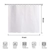 YISURE Short Shower Curtain for Walkin Tub 60 Inch Length,