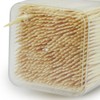 com-four® 4500 x Wooden Toothpicks - Toothpicks for Daily Use