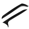 2pcs Rear Back Window Side Spoiler Glossy Black Maintenance Replacement