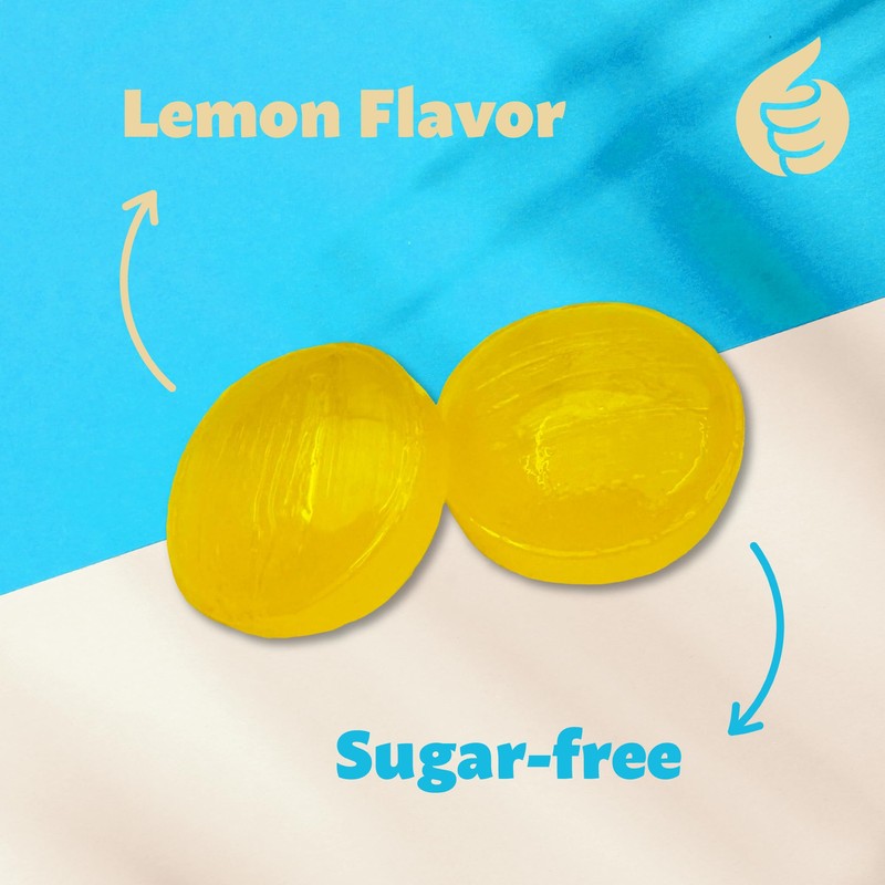 Sugar Free Lemon Drops | 1-Pound Pack | Sugar Free
