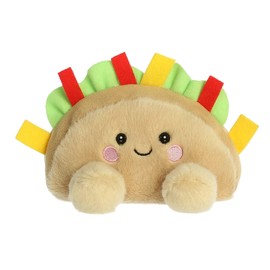 Aurora® Adorable Palm Pals™ Fiesta Taco™ Stuffed Animal - Pocket-Sized Fun - On-The-Go Play - Brown 5 Inches