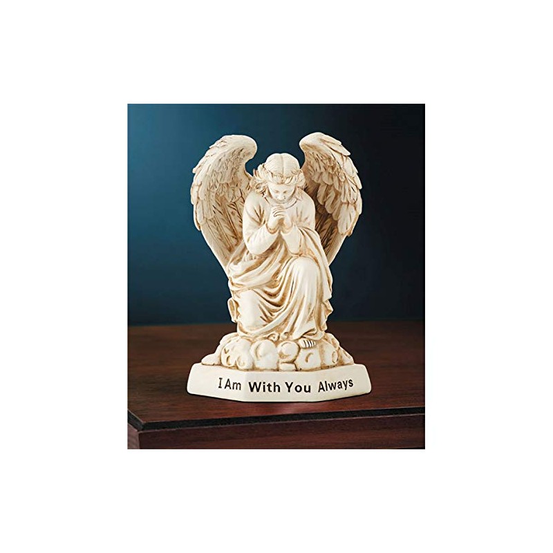 PLESIU Praying Angel Memorial Figurine, 6 1/4 Inch