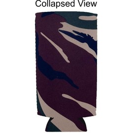 Blank Neoprene 24 oz. Can Coolie (Green Camo)