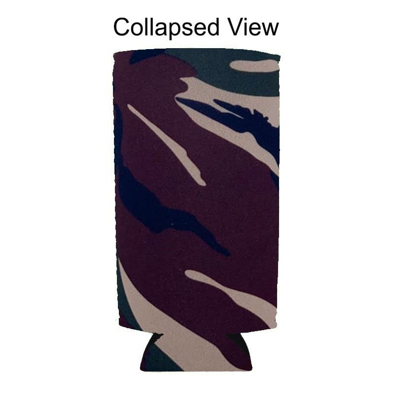 Blank Neoprene 24 oz. Can Coolie (Green Camo)