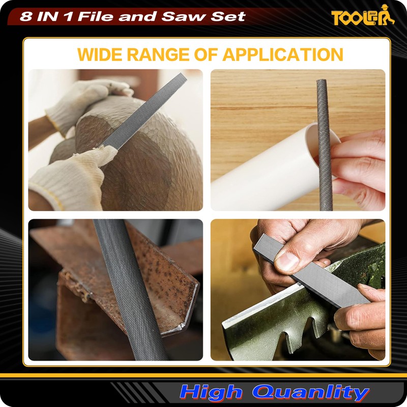 TOOLAN: File Set, File & Saw Set. metal file,metal files