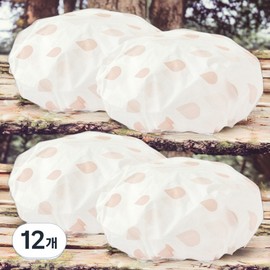 Deep Talk Perm Brush Hair Treatment Hair Oil EVA Shower Cap Luxury Waterproof Bathing Cap DT0936 12 Pieces Pink / 딥톡 파마용브러시 헤어트리트먼트 헤어오일 EVA 샤워캡 고급 방수 목욕 모자 DT0936 12개 핑크