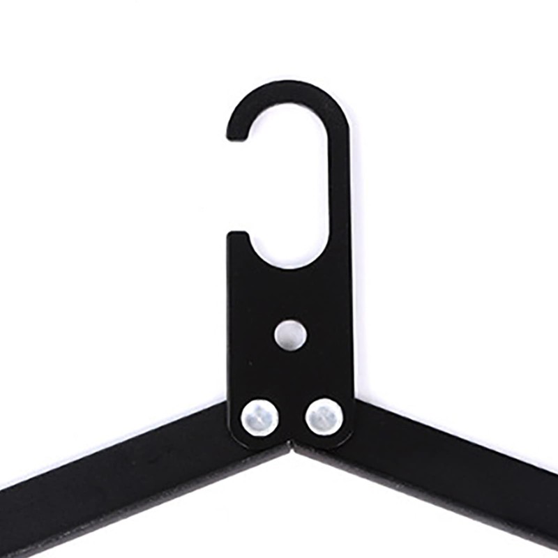 equlup Folding Travel Hangers, Foldable Clothes Hangers Aluminium Alloy High