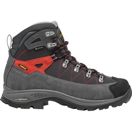 ASOLO Women's Finder GV Hiking Boots Grey/Gunmetal/Poppy Red 8.5