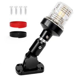 LED Anchor Light for Boats - 3 Nautical Mile Visibility