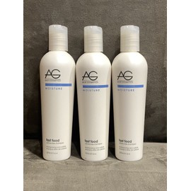 A&G (3) PACK!!! AG MOISTURE FAST FOOD SULFATE FREE MOISTURIZING HAIR SHAMPOO 8 OZ EA