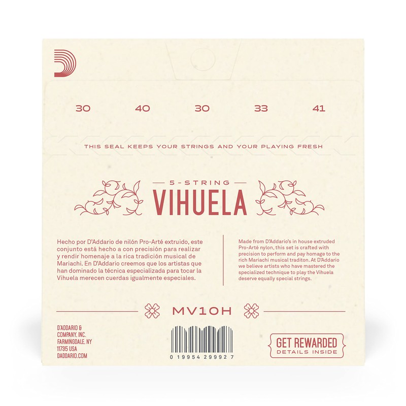 D'Addario Folk And World Instrument Part (MV10H)