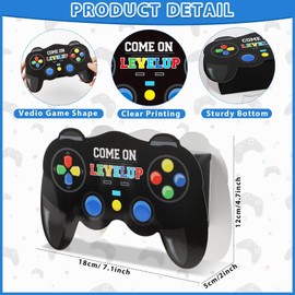 Lonfliness 24Packs Video Game Party Boxes Craft Kit Gaming Shaped Gifts Boxes Game on Theme Treat Candy Goodie Cardboard Boxes for Gamer Party Favor Game Birthday Decorations Supplies Boys Adult