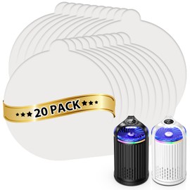 Flying Insect Traps Indoor for Fruit Flies, Moths, Fungus Gnats, Mosquitos Refill Pack of 20