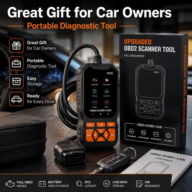 OBD2 Car Scanner Diagnostic Tool for Vehicles – Fault Code