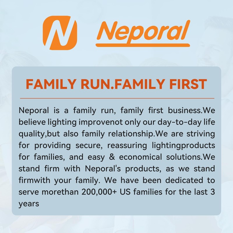 Neporal MagicGlow Rechargeable Light Bulbs with Remote – Battery Operated,