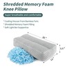HOMBYS Shredded Memory Foam Knee Pillow for Side Sleepers, 5.5"