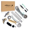 maXpeedingrods 17PCS Engine Timing Chain Kit W/Tensioner Guide SOHC V6