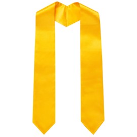 GHGMAO Unisex Kids Kindergarten Preschool Graduation Stole Sash, 53" Long with Printed (Gold)