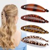Banana Hair Clip, 4 PCS Large Banana Clips for Women