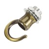 sourcing map Alloy Ceiling Hook Fixtures Accessories 22mmx28mm for Chandelier