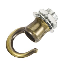 sourcing map Alloy Ceiling Hook Fixtures Accessories 22mmx28mm for Chandelier Ceiling Pendant Light Plate, Bronze
