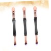 BIUDECO Makeup Brush Set 3pcs Travel Size Eyelash Brow Brushes