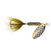 Yakima Bait Wordens Original Rooster Tail Spinner Lure, Strobe Black,