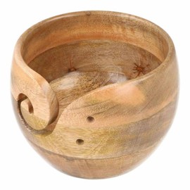 Scheepjes - Scheepjes Rose & Beechwood (15x10cm) Handmade Polished Yarn Bowl - 1 Piece