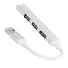 QANYEGN 4 Port USB3.0 Hub, Aluminum Alloy USB Splitter, USB