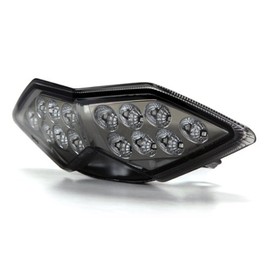 Integrated Sequential LED Tail Lights Smoke Lens for 2010-2013 Kawasaki Z1000 10-20 Versys 650 11-20 Ninja 1000 1000SX