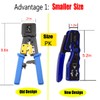 RJ45 Crimp Tool Kit Ethernet Crimping Tool Wire Crimper Stripper