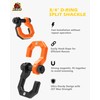 A-BOAR D-Ring Split Shackles, 2Pack, 3/4" Split Shackles 7/8" Pin,