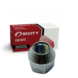 Sixity Auto Nickel Plated Bulge Open Wheel Lug Nuts - M12x1.25mm .825" - Standard Length