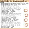 AERZETIX - C70450 - Set of 4 Compressor Gaskets -