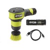 RYOBI USB Lithium Compact Scrubber Kit with 2.0 Ah Battery,