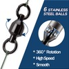 Ball Bearing Swivels - 20pcs/Pack High Strength Stainless Steel Ball