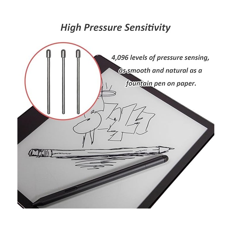 3 Pack Metal Nibs Replacement for Kindle Scribe Pen Compatible