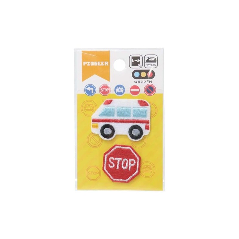 Pioneer RG380-25070 Patch Ambulance & Road Traffic Signs "STOP" 2