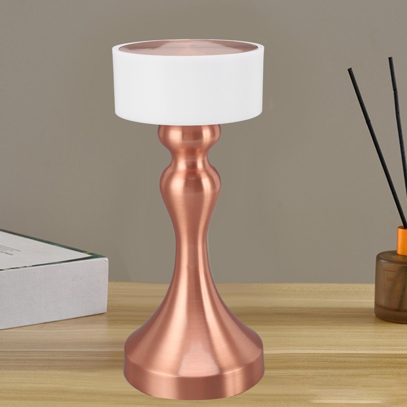 Table Lamp 3 Modes Stepless Dimmable LED Touch Cordless Metal
