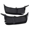 XMMT ABS Black Side Wing Adjustable Windshield Air Deflector for