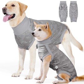 Dog Bodysuit After Surgery - Surgical Body Dog for Castration & Male - Medical Wound Protection Suit for Dogs Velcro Closure - Alternative to Cone/Collar - Surgery Body After Surgery for Dogs