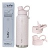 Termo Botella Termica 1.2 Lt Buffer Acero Inoxidable + Tapas