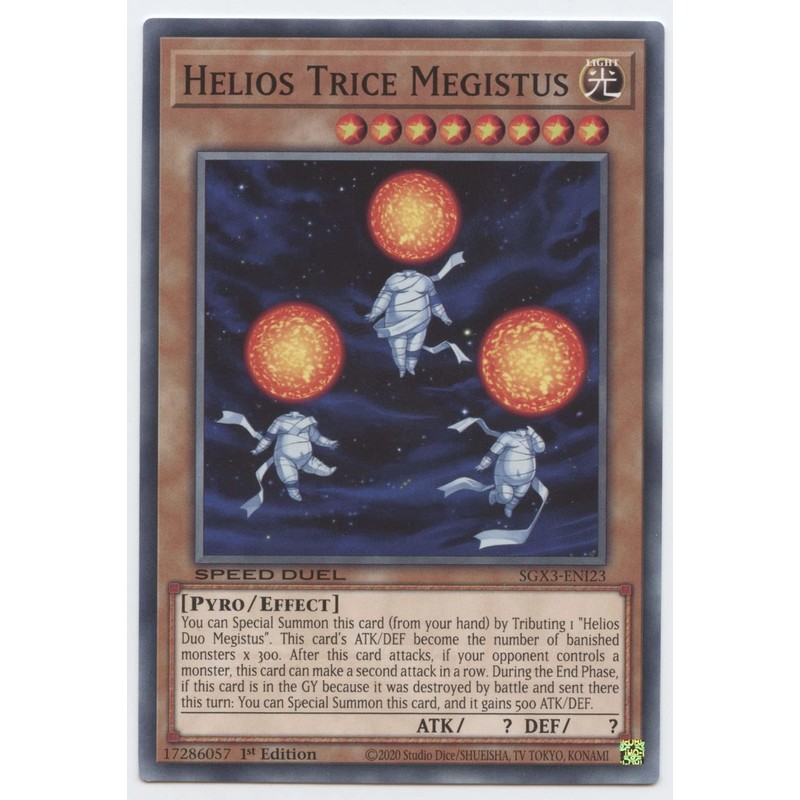 Helios Trice Megistus - SGX3-ENI23 - Common - 1st Edition