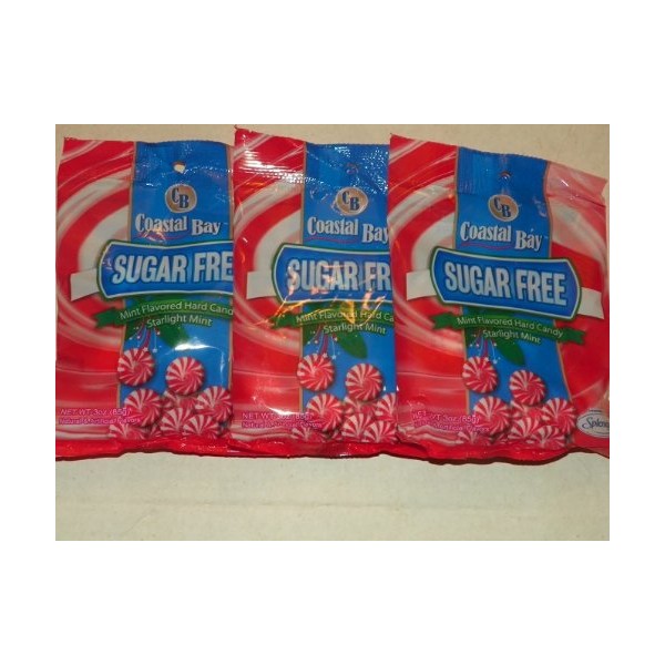 Sugar Free Starlight Mints (Pack of 3) 9 Ounces